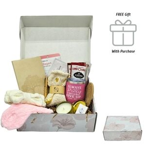 Blissful Indulgence Inspirational Gift Box Always Pray Pink Stainless Steel Cup